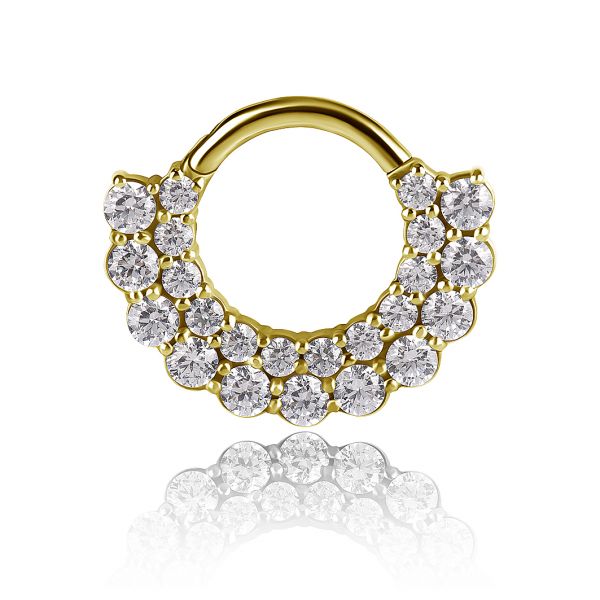 ANELLO CLICKER CON CRISTALLI PER IL SETTO