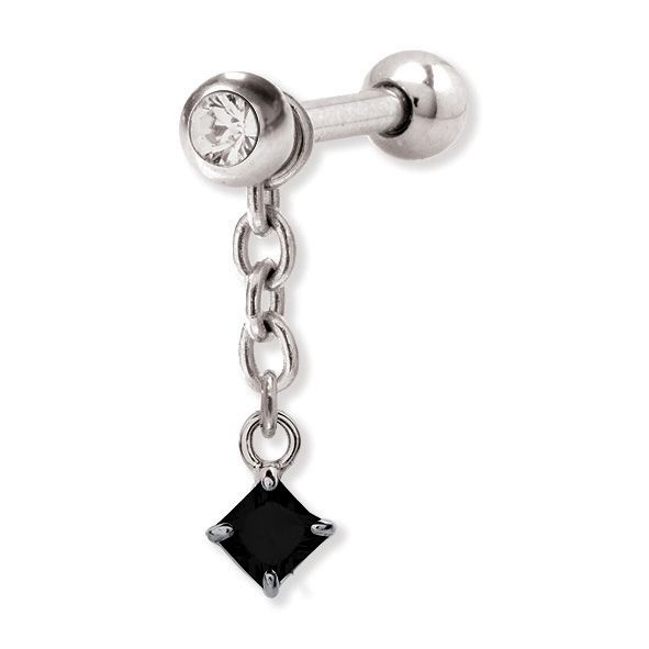 BARRE POUR TRAGUS ET LOSANGE PENDANT