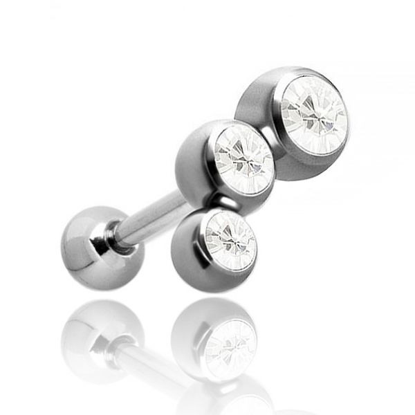 PIERCING HELIX AVEC CRISTAUX