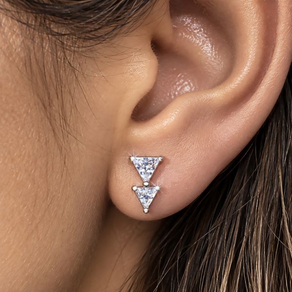PIERCING WITH TWO TRIANGLES AND CRYSTALS