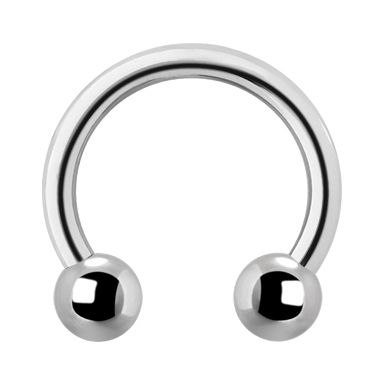 Circular new arrivals barbell piercing