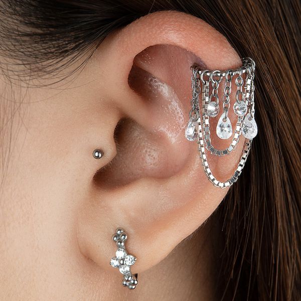LABRET PIERCING MIT KUGEL