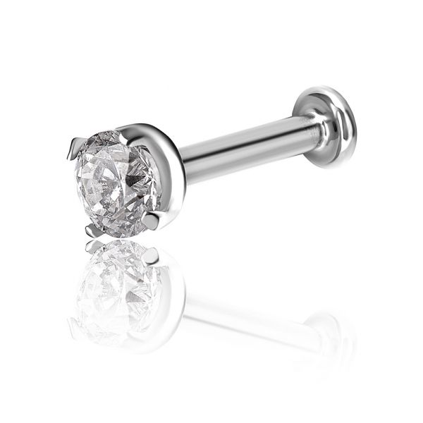 LABRET CON CRISTALLO PER PIERCING CONCH