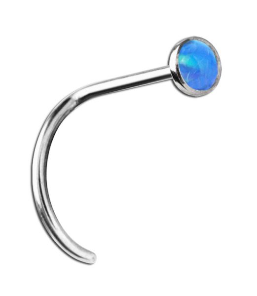 PIERCING NARIZ CON OPALE