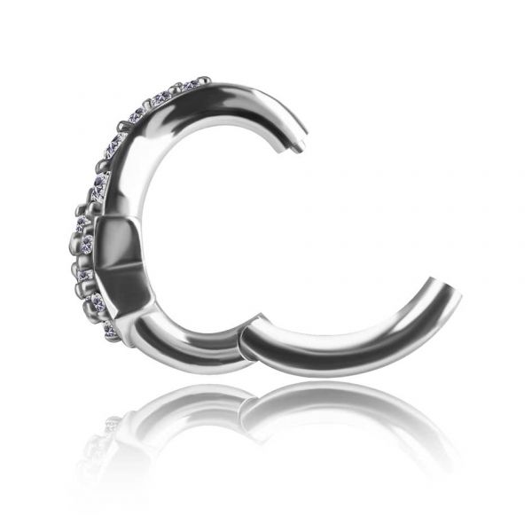 PIERCING CLICKER OMBLIGO CON ESTRELLA DE CRISTAL