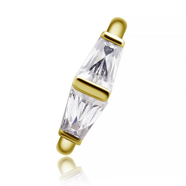 PIERCING DORATO PER IL FORO AL ROOK