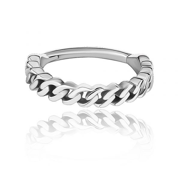 PICCOLO GIOIELLO CLICKER CON CATENA CUBANA PER PIERCING ROOK
