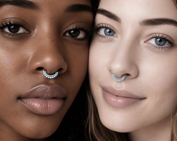 PIERCING OVALE CLICKER PER DAITH E SETTO