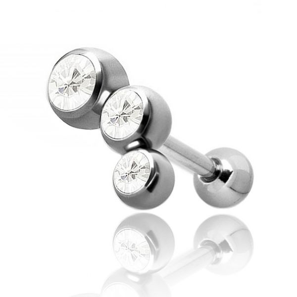 PIERCING HELIX AVEC CRISTAUX