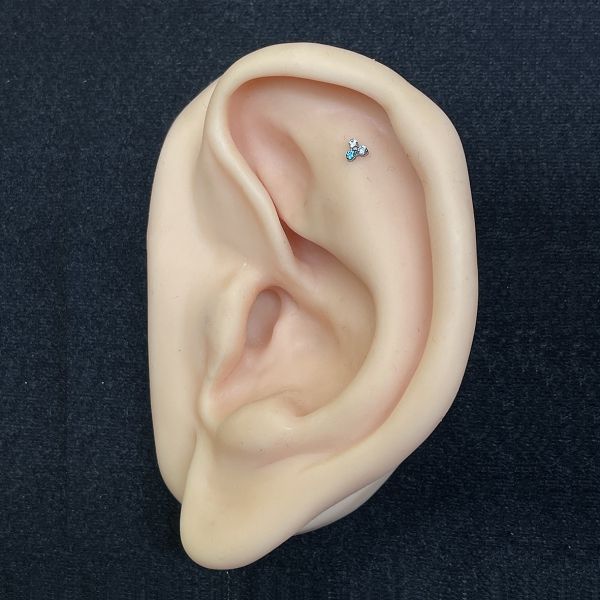 GIOIELLO PIERCING PER ORECCHIO CON TRINITY