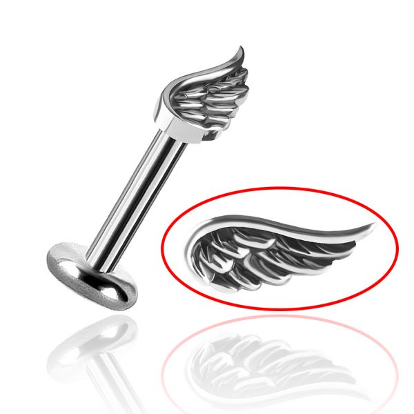 PIERCING MIT FLÜGELFÖRMIGEM ERSATZ