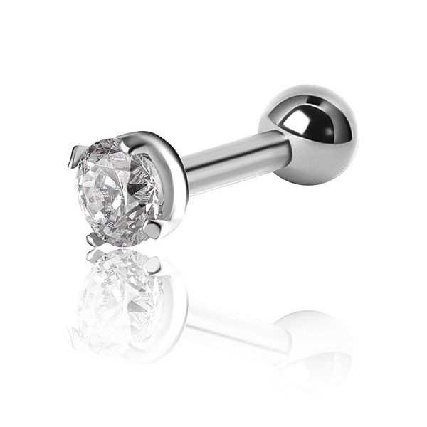 MINI BAR AVEC CRISTAL POUR PIERCING HELIX