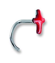 PIERCING AL NASO CON CROCE