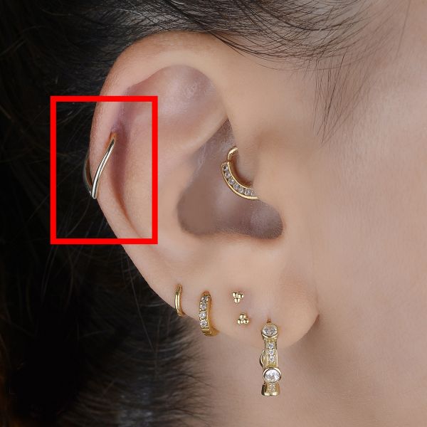 HELIX PIERCING CLICKER CON FORMA A 