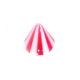 Punta piercing in acrilico stile anguria