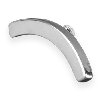 Replacement flat curved wire with external thread