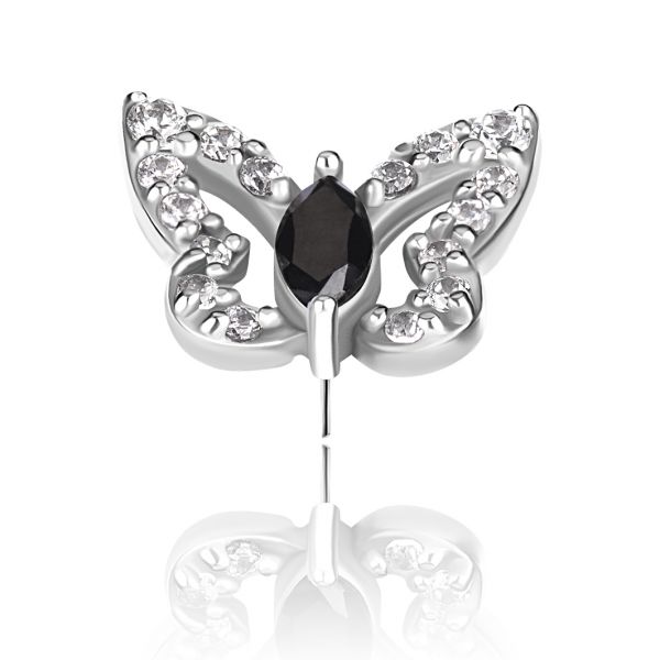 JOYAS SIN HILO CON MARIPOSA PARA OREJA Y LABIO