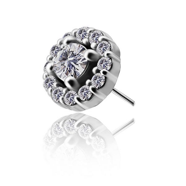 RICAMBIO GIOIELLO PIERCING CON MIX DI CRISTALLI