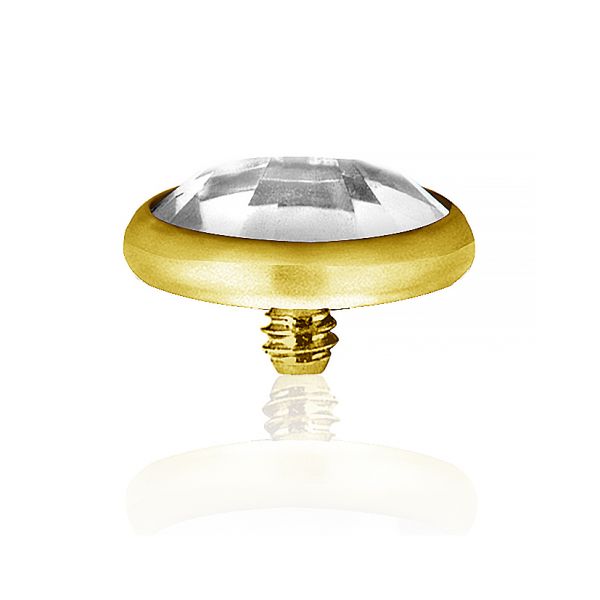 Replacement piercing with premium crystal