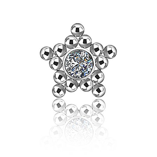 Star-shaped piercing accessory