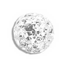 sfera piercing cristallo