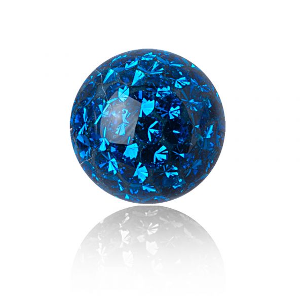 RUBYCA 10 Ciondoli A Sfera In Cristallo, Placcati Argento, Con Gancio, Per Collane E Bracciali Fai Da Te, Colori Assortiti, Foro 5 Mm