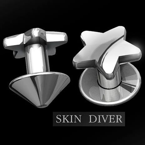 Skin diver mit Stern