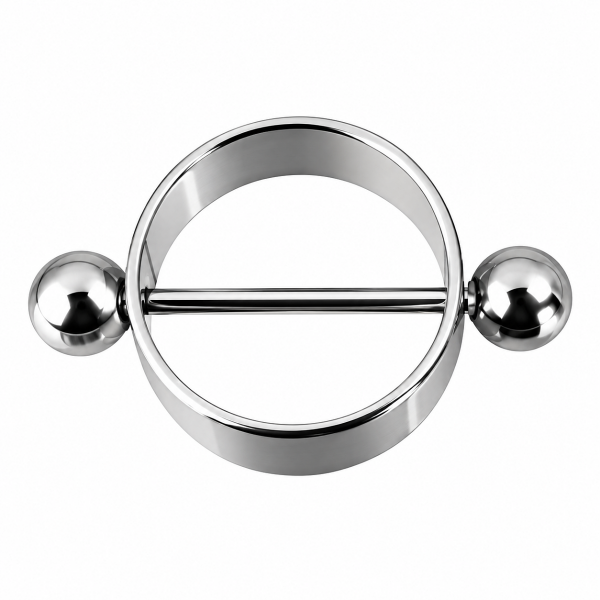 NIPPLE PIERCING WITH CIRCULAR RING