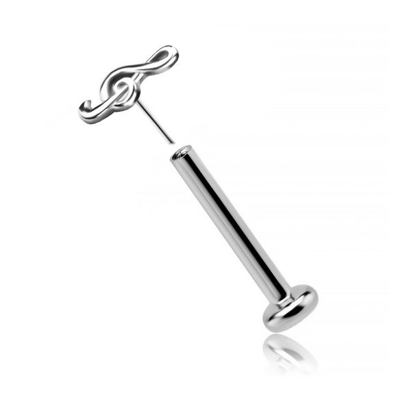 THREADLESS SCHMUCK MIT VIOLINSCHLÜSSEL