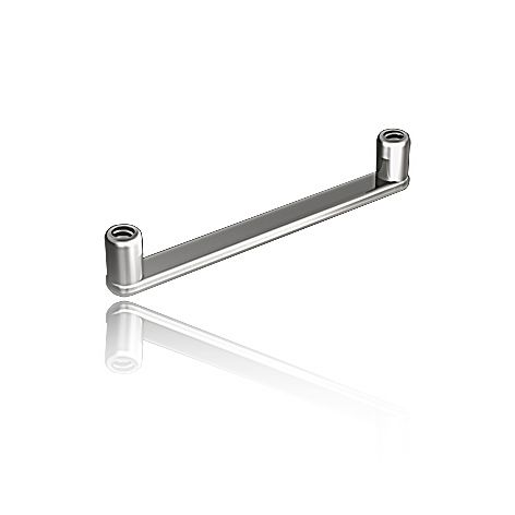 Titanium flat bar surface piercing