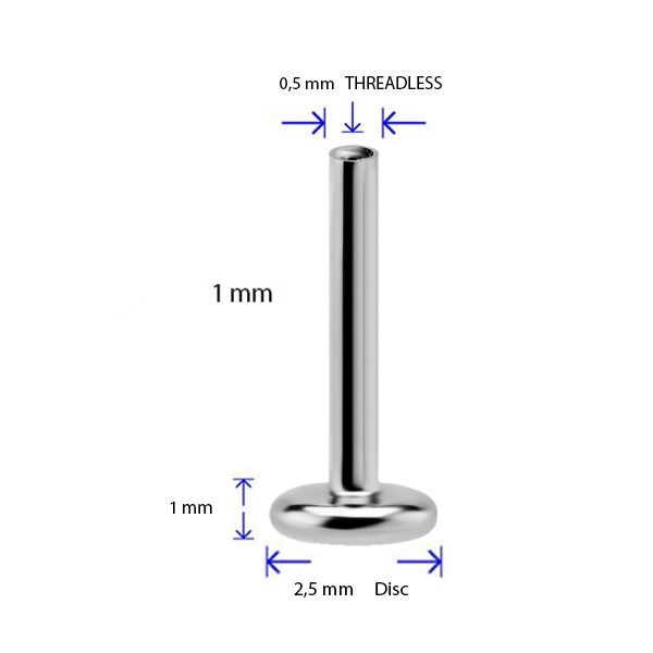 LABRET SENZA FILETTATURA