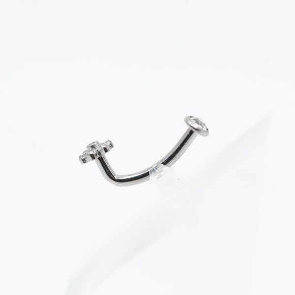 CHRISTINA PIERCING MIT KRISTALLBLUME