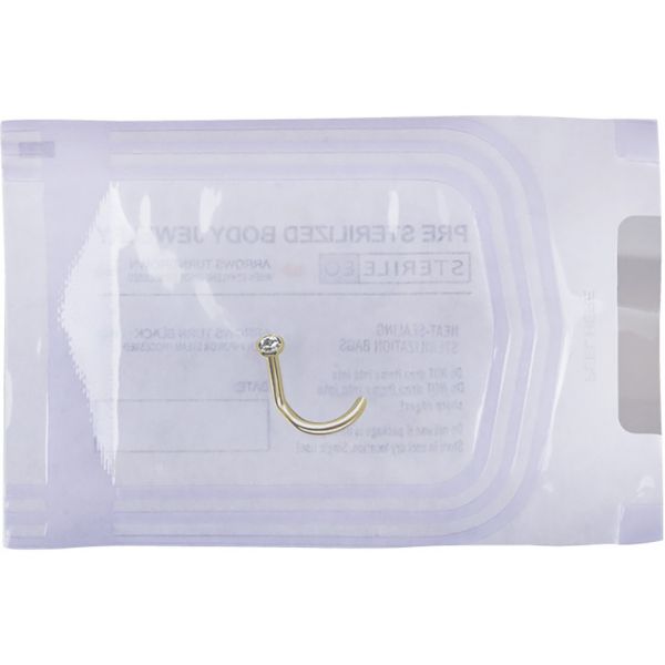 STERILIZED GOLD-PLATED NOSE JEWELRY