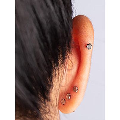 LABBRET FILETTO INTERNO CON BASE A FORMA DI FIORE