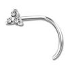 STEEL JEWELLED NOSE STUD