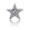 Replacement jewel piercing with star of crystals
