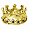 CROWN RING WITH CRYSTALS