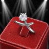 ANELLO ARGENTO E CRISTALLI TAGLIO BAGUETTE