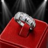ANELLO ARGENTO CON SEGMENTI DI CRISTALLI