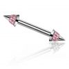 BARBELL WITH JEWELLED SPIKE