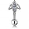 BELLY BUTTON PIERCING WITH PREMIUM ZIRCONIA
