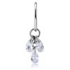 EARRING WITH CUBIC ZIRCONIA DROPS