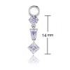 CHARM CON CRISTALES COLGANTES