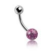 PIERCING PARA OMBLIGO CON CRISTALES PREMIUM