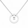 NECKLACE WITH CIRCLE AND PENDANT