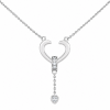 NECKLACE WITH OPEN HEART