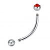 PIERCING SOPRACCIGLIO CON CRISTALLO PREMIUM