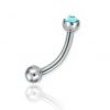 PIERCING CEJA CON CRISTAL PREMIUM