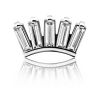 CROWN ACCESSORY WITH BAGUETTE CUT CRYSTALS