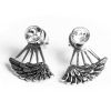 EARRINGS WITH CRYSTALS AND WINGS